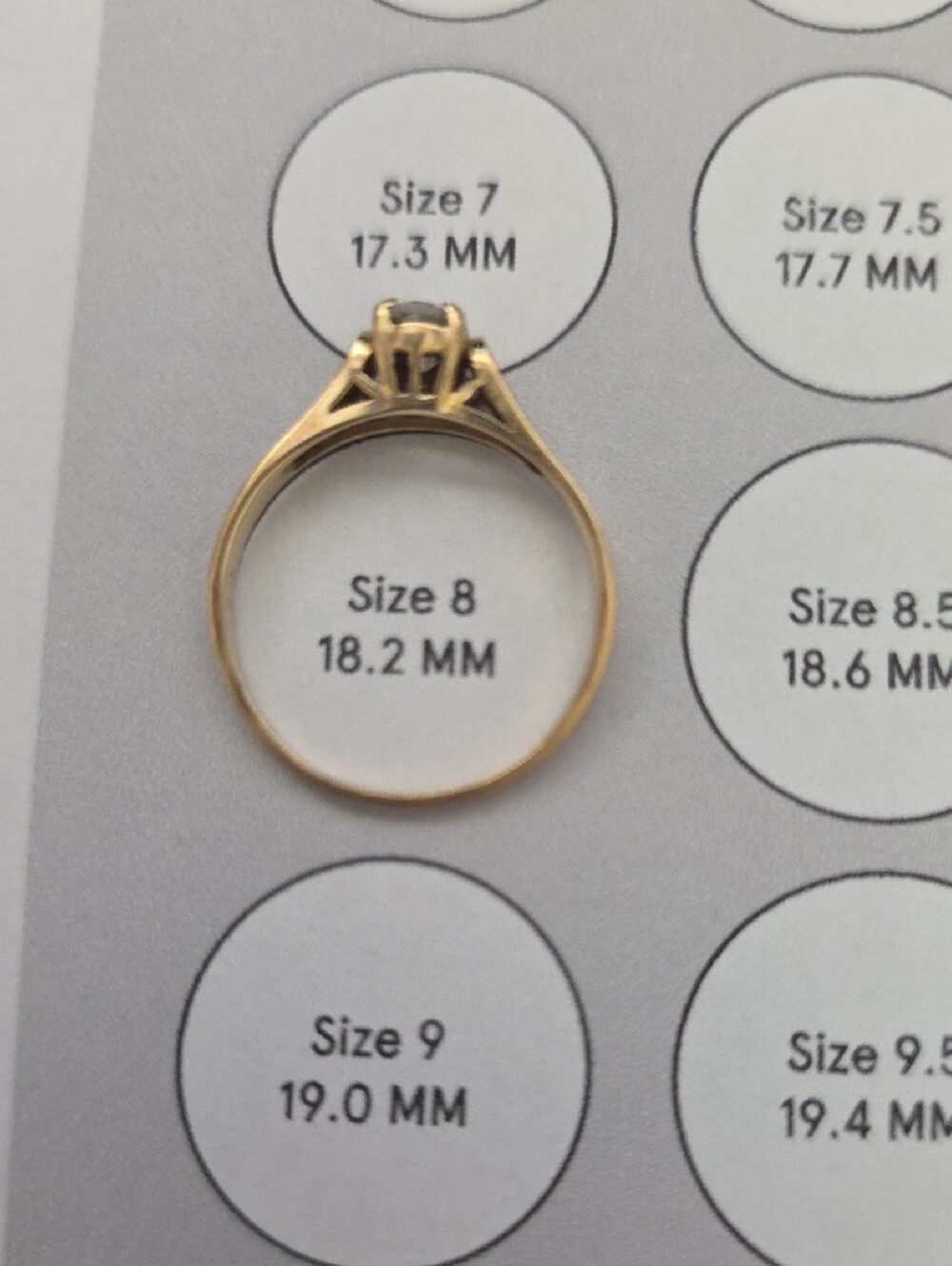 Women's 14K Gold CZ Filigree Ring - Unbranded - Picture 9 of 11